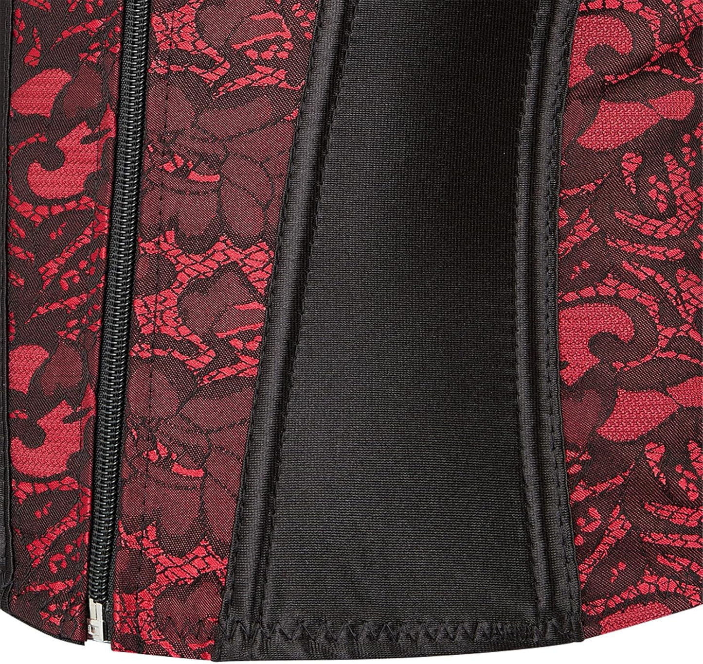 Women Sexy Boned Lace up Corsets and Strap Bustiers Top Overbust Shaper